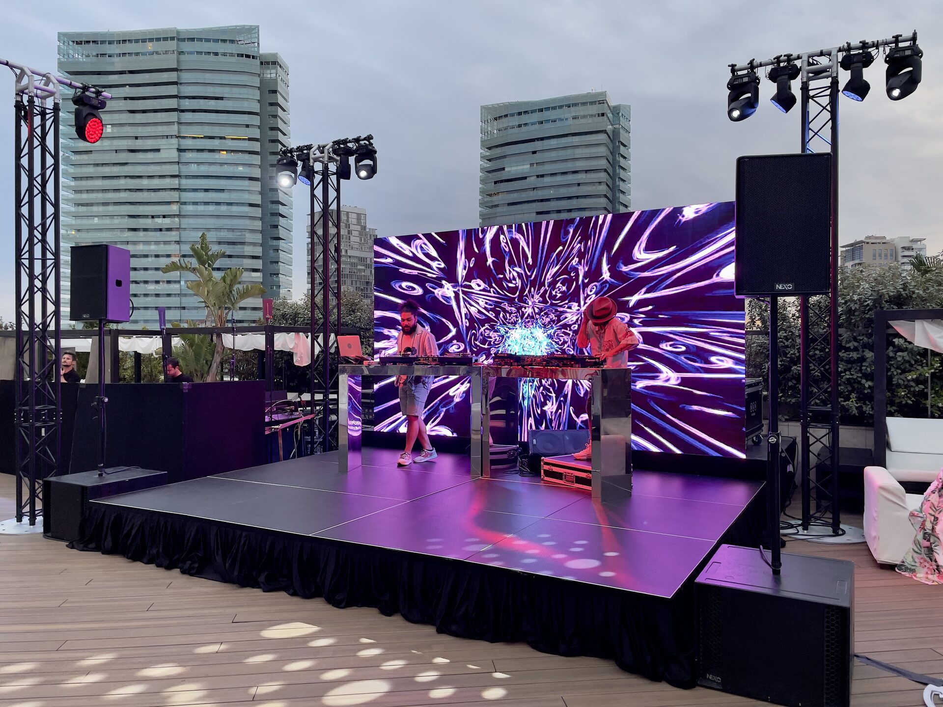Técnico de sonido en evento corporativo en Barcelona